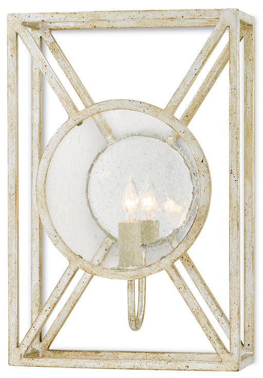 Currey and Company - 5000-0023 - One Light Wall Sconce - Lillian August - Silver Granello