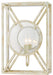 Currey and Company - 5000-0023 - One Light Wall Sconce - Lillian August - Silver Granello