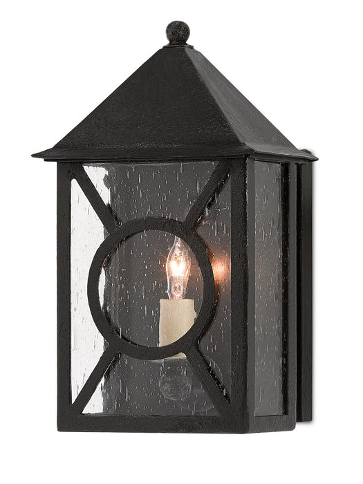 Currey and Company - 5500-0004 - One Light Outdoor Wall Sconce - Ripley - Midnight