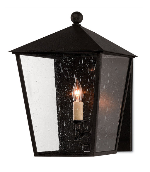 Currey and Company - 5500-0012 - One Light Outdoor Wall Sconce - Bening - Midnight
