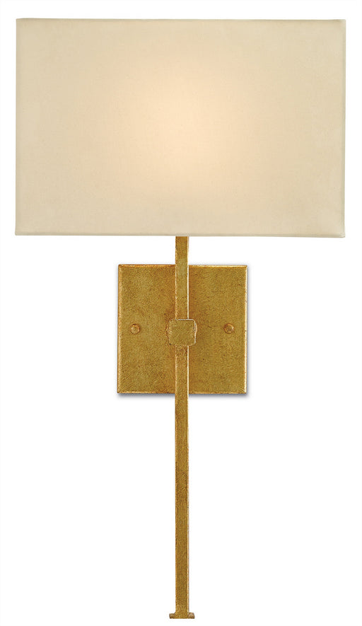 Currey and Company - 5900-0005 - One Light Wall Sconce - Ashdown - Antique Gold Leaf