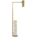 Visual Comfort - KW 1611AB/WM - LED Floor Lamp - Alma - Antique-Burnished Brass and White Marble