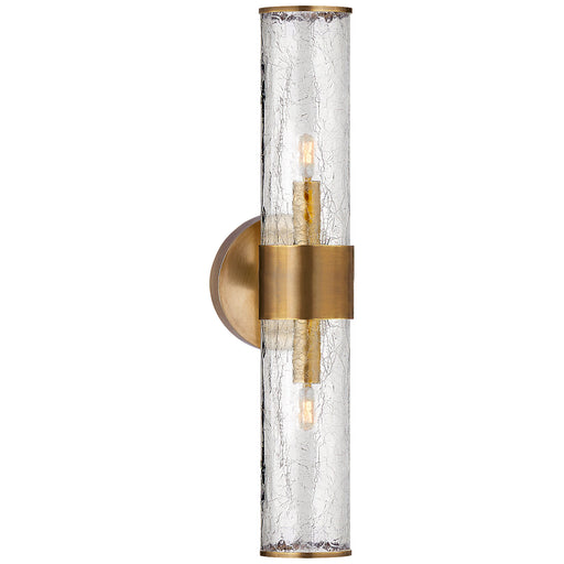 Visual Comfort - KW 2118AB-CRG - Two Light Wall Sconce - Liaison - Antique-Burnished Brass