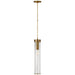 Visual Comfort - KW 5118AB-CRG - One Light Pendant - Liaison - Antique-Burnished Brass