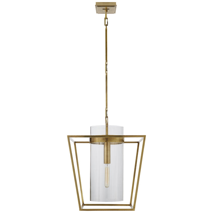 Visual Comfort - S 5167HAB-CG - One Light Lantern - Presidio - Hand-Rubbed Antique Brass