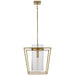 Visual Comfort - S 5167HAB-CG - One Light Lantern - Presidio - Hand-Rubbed Antique Brass