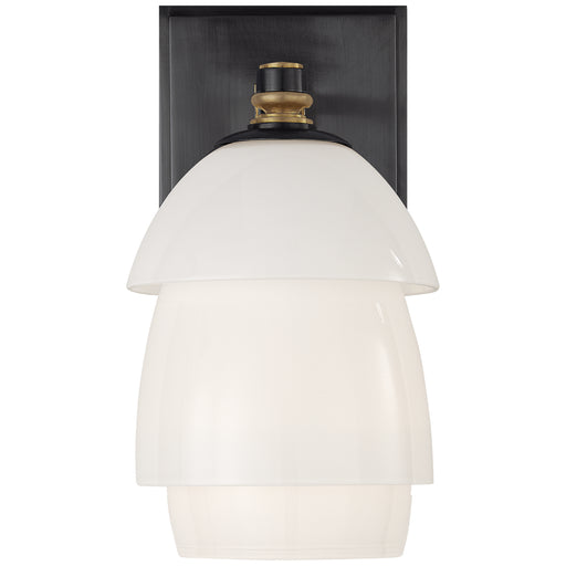 Visual Comfort - TOB 2111BZ/HAB-WG - One Light Wall Sconce - Whitman - Bronze and Hand-Rubbed Antique Brass