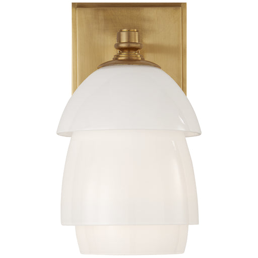 Visual Comfort - TOB 2111HAB-WG - One Light Wall Sconce - Whitman - Hand-Rubbed Antique Brass