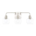 Capital Lighting - 120031BN-426 - Three Light Vanity - Tanner - Brushed Nickel