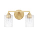 Capital Lighting - 120521CG-422 - Two Light Vanity - Independent - Capital Gold
