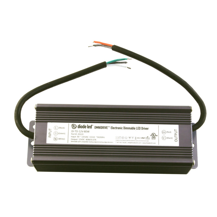 Diode LED - DI-TD-24V-60W - Electronic Dimmable Driver - Omnidrive - Gray