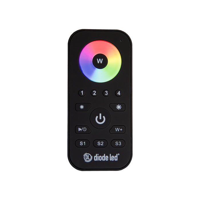 Diode LED - DI-RF-REM-RGBW-4 - WiFi Color Control System - RGB/RGBW 4-Zone Remote Controller - Touchdial