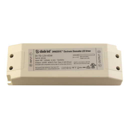 Diode LED - DI-TD-24V-30W - Electronic Dimmable Driver - Omnidrive - White