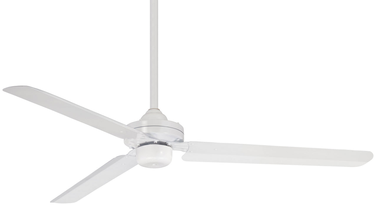 Minka Aire - F729-WHF - 54`` Ceiling Fan - Steal - Flat White