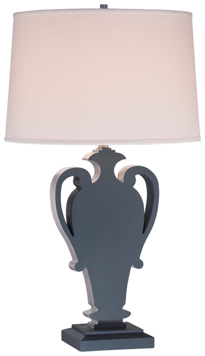 Minka-Lavery - 12431-0 - One Light Table Lamp - Minka Lavery - Ocean Blue W/Silver Leaf Highlights