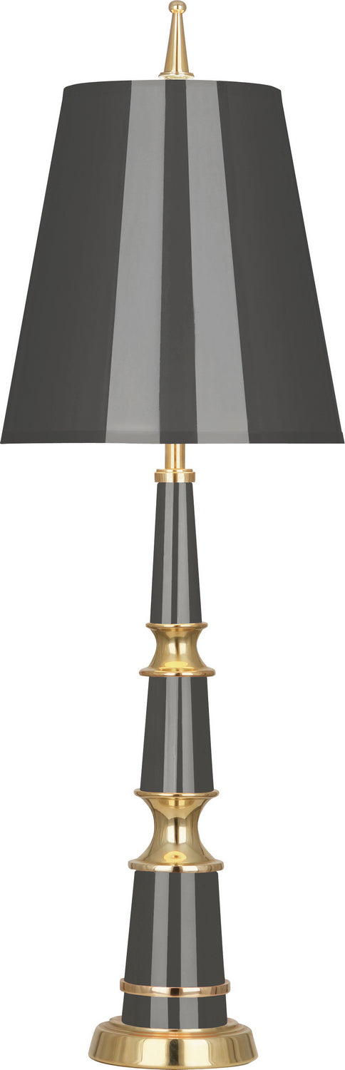 Robert Abbey - A900 - One Light Accent Lamp - Jonathan Adler Versailles - Ash Lacquered Paint w/ Modern Brass