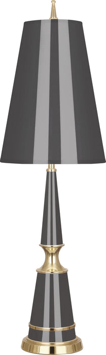 Robert Abbey - A901 - One Light Table Lamp - Jonathan Adler Versailles - Ash Lacquered Paint w/ Modern Brass