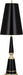 Robert Abbey - B901 - One Light Table Lamp - Jonathan Adler Versailles - Black Lacquered Paint w/ Modern Brass