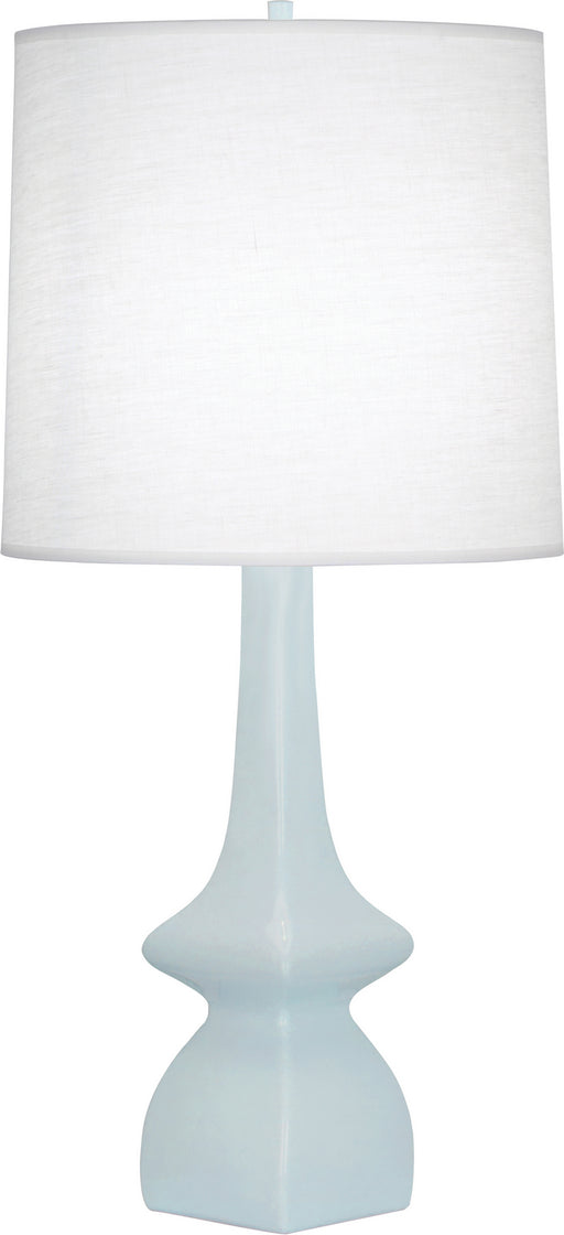 Robert Abbey - BB210 - One Light Table Lamp - Jasmine - BABY BLUE GLAZED CERAMIC