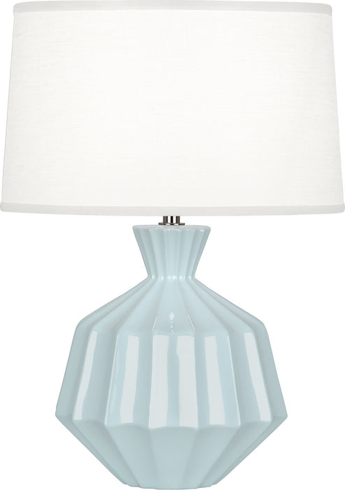 Robert Abbey - BB989 - One Light Accent Lamp - Orion - Baby Blue Glazed Ceramic