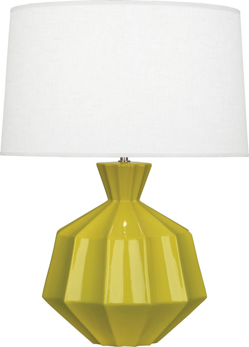 Robert Abbey - CI999 - One Light Table Lamp - Orion - Citron Glazed Ceramic