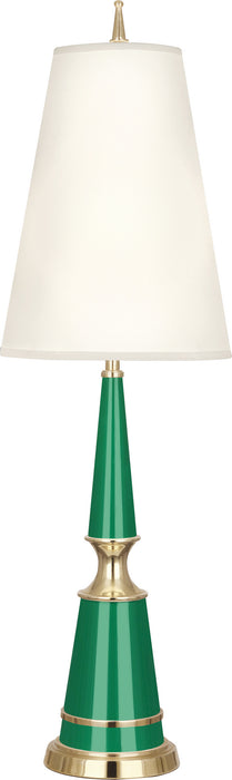 Robert Abbey - G901X - One Light Table Lamp - Jonathan Adler Versailles - Emerald Lacquered Paint w/ Modern Brass