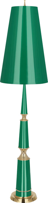 Robert Abbey - G902 - One Light Floor Lamp - Jonathan Adler Versailles - Emerald Lacquered Paint w/ Modern Brass