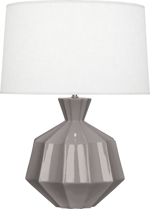 Robert Abbey - ST999 - One Light Table Lamp - Orion - Smoky Taupe Glazed Ceramic