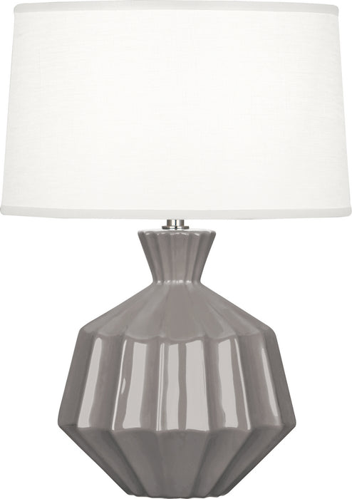 Robert Abbey - ST989 - One Light Accent Lamp - Orion - Smoky Taupe Glazed Ceramic