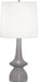 Robert Abbey - ST210 - One Light Table Lamp - Jasmine - SMOKEY TAUPE GLAZED CERAMIC
