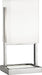 Robert Abbey - S195 - One Light Accent Lamp - Nikole - Polished Nickel/White Marble