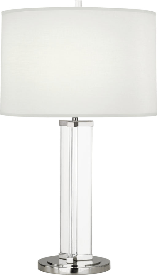 Robert Abbey - S472 - One Light Table Lamp - Fineas - Clear Glass/Polished Nickel