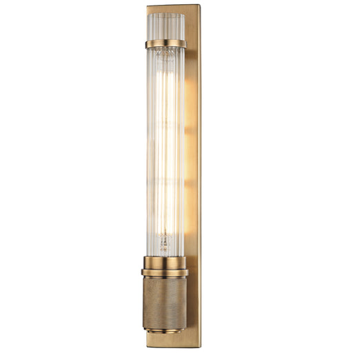 Hudson Valley - 1200-AGB - One Light Wall Sconce - Shaw - Aged Brass