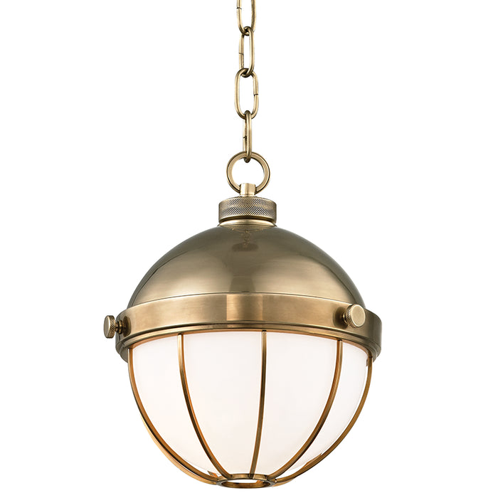 Hudson Valley - 2309-AGB - One Light Pendant - Sumner - Aged Brass