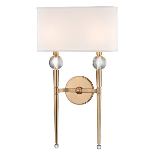 Hudson Valley - 8422-AGB - Two Light Wall Sconce - Rockland - Aged Brass