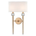 Hudson Valley - 8422-AGB - Two Light Wall Sconce - Rockland - Aged Brass