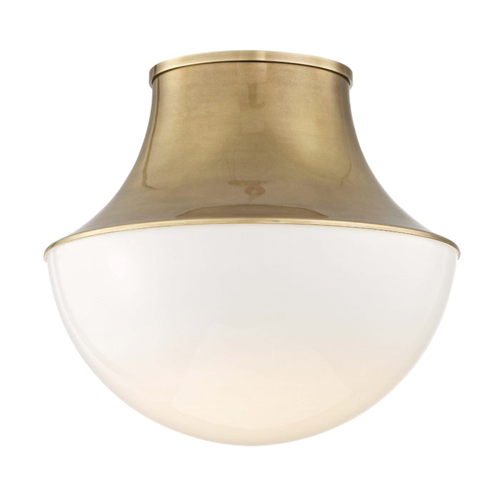 Hudson Valley - 9415-AGB - LED Flush Mount - Lettie - Aged Brass