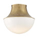 Hudson Valley - 9415-AGB - LED Flush Mount - Lettie - Aged Brass