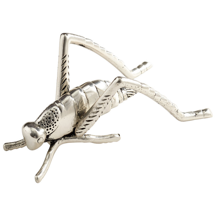 Cyan - 07185 - Sculpture - Grasshopper - Antique Silver