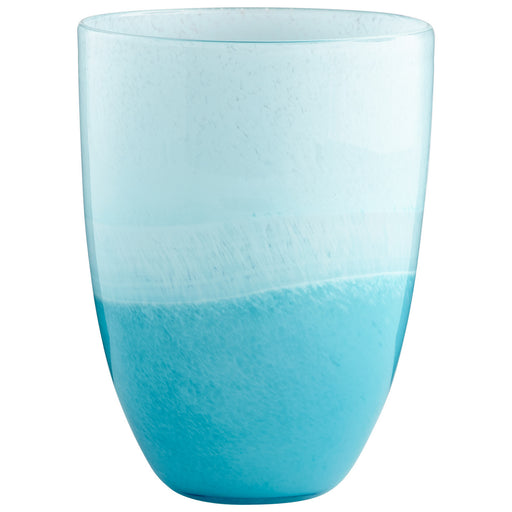 Cyan - 07284 - Vase - Devotion - Sky Blue And White