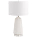 Cyan - 07743 - One Light Table Lamp - Delphine - White