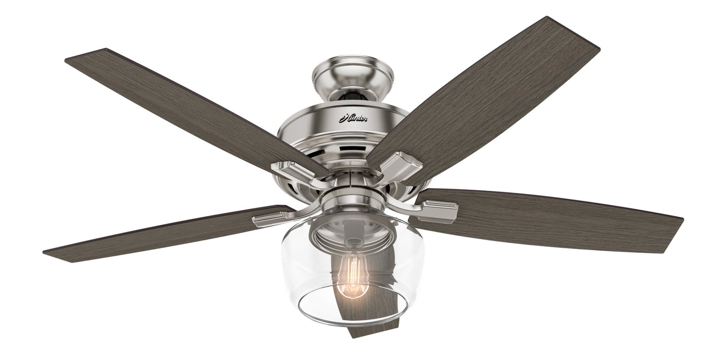 Hunter - 54188 - 52``Ceiling Fan - Bennett - Brushed Nickel