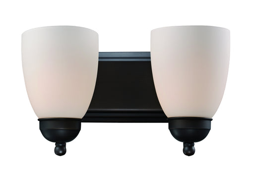 Trans Globe Imports - 3502-1 ROB - Two Light Vanity Bar - Clayton - Rubbed Oil Bronze