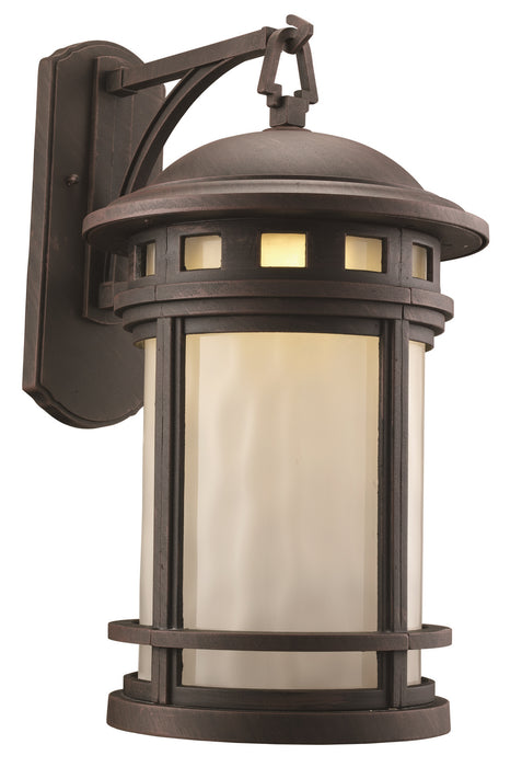 Trans Globe Imports - 40375 RT - One Light Hanging Lantern - Boardwalk - Rust