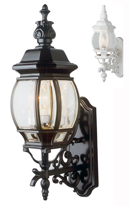 Trans Globe Imports - 4051 WH - Three Light Wall Lantern - Francisco - White