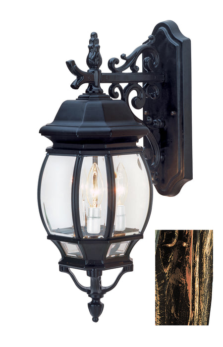 Trans Globe Imports - 4054 BC - Three Light Wall Lantern - Francisco - Black Copper