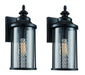 Trans Globe Imports - 40740T BK - One Light Wall Lantern - Stewart - Black