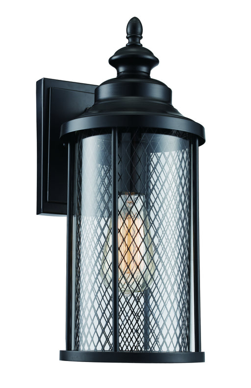 Trans Globe Imports - 40741 BK - One Light Wall Lantern - Stewart - Black