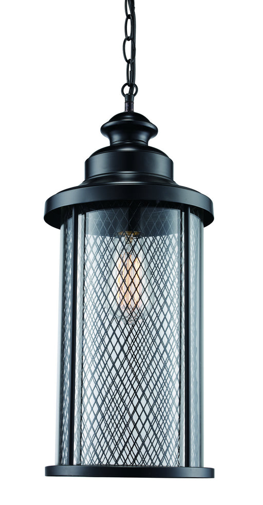 Trans Globe Imports - 40745 BK - One Light Hanging Lantern - Stewart - Black