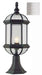 Trans Globe Imports - 4182 WH - One Light Postmount Lantern - Wentworth - White